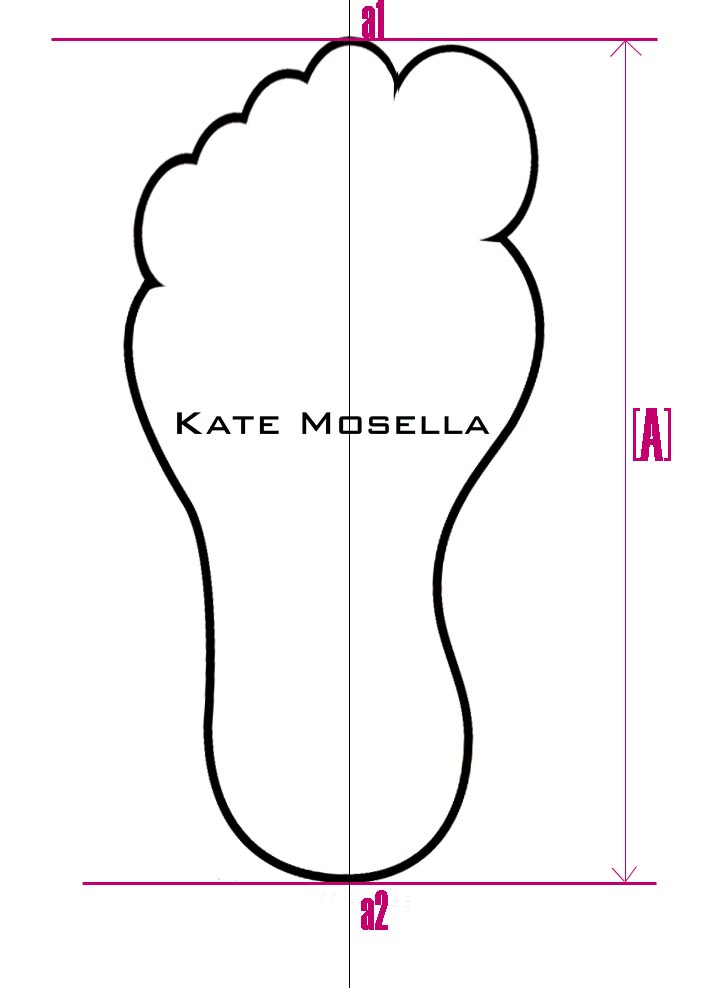 Kate Mosella - 量脚步骤 2